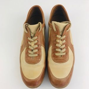 Cole Haan Collection leather sneakers brown